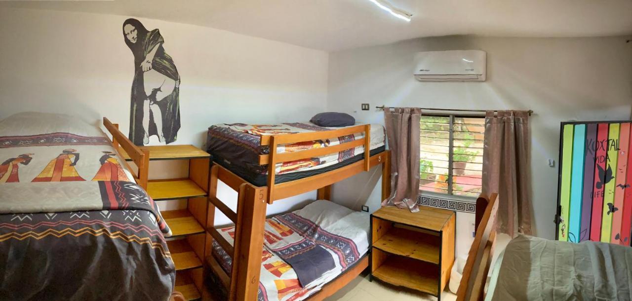 Yaxche Centro Hostal Y Camping Bacalar Ngoại thất bức ảnh